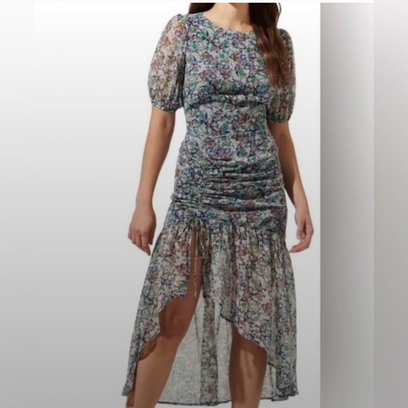 ASTR The Label Ditsy Floral Print Midi Dress Size M - Picture 4 of 4